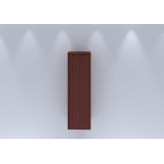 HR badmeubelen Juice Halfhoge Kast - 40x35x130cm - met ronde hoeken - 3D-front - 1 deur - linksdraaiend - terra mat SW875328