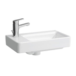 Laufen Pro S lave-mains 48x28x15cm 1 trou de robinet asymétrique à gauche céramique blanc 0084479