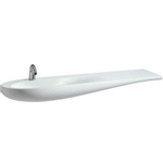 Laufen Alessi One lavabo plan de toilette 160x50x16.5cm 1 trou de robinetterie incl. clou céramique lcc-blanc 0084183