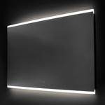 BRAUER Jasper spiegel - 100x70cm - rechthoekig - met directe LED-verlichting met dimfunctie en touch-bediening SW278184