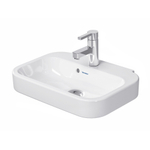 Duravit Happy d.2 lave-mains 50x36 cm avec trou de robinetterie et trop-plein blanc SW54272