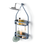 Umbra Flex Panier de douche - 33x10x66cm - suspendre - ardoise bleue SW1213255