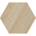 Douglas Jones Textures Carrelage de sol et mural hexagonal 24x28cm 10mm R10 porcellanato Crema SW497266