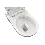 Sanicare taharet wc suspendu 36x53,5cm avec bidet rinceur intégré blanc SW10213