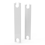 Stelrad jeu de panneaux latéraux pour radiateur type 21 x7,9cm acier blanc brillant 8223384