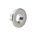 Crosswater MPRO anneau de trop-plein 3cm rond inox brossé SW648384