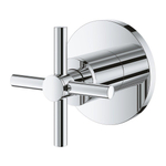 Grohe Atrio Inbouwthermostaat - 1 knop - stopkraan - met kruisgreep - chroom SW225246