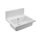 ABU évier de décharge en plastique 54x45x36cm blanc 0970000