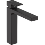 Hansgrohe Vernis Shape 1 greeps wastafelkraan - 230 zinc - met trekwaste - mat zwart SW651556