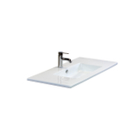 HR badmeubelen Gala Lavabo - 101x46x2cm - 1 trou de robinet - céramique blanc SW235651