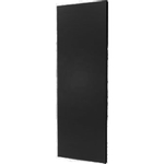 Plieger Perugia radiateur design vertical raccordement central 1806x608mm 1070W noir 7252832