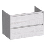 BRAUER Inspire meuble sous-lavabo 80 2 tiroirs softclose - sans poignées - 1 découpe pour siphon - Forest Seashell SW1200711