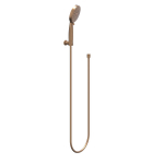 IVY Ensemble de douchette - réglable - 3 jets - avec support mural réglable - flexible de douche 150cm - modèle barre - 120 cm - cuivre brossé mat PVD SW1031594