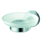 Haceka Kosmos Porte-savon avec insert en verre chrome HA402303