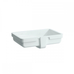Laufen Living City lavabo encastré sous plan 49x31x15,5cm sans trou de robinet avec trop-plein bord supérieur meulé. céramique entièrement émaillée blanche 0083110