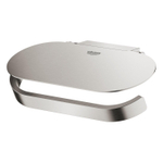 GROHE Selection porte-rouleau de toilette avec couvercle SuperSteel SW444309