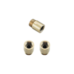 Fortifura Calvi clapet anti-retour - G1/2-G3/8 - lot de 2 - laiton brossé SW1236937