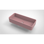 Arcqua Case waskom rechthoek 60x26cm mat roze SW767319