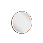 Crosswater Infinity spiegel – Ø60 cm – directe LED rondom – Brons geborsteld SW1026398