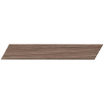 Fap ceramiche Fapnest carreau de sol et de mur 7,5x45cm aspect bois chevron brun mat SW536609