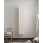 MONDIAZ BEAM Colonne de salle de bain suspendu 35x160x35cm avec 2 portes Linge SW410995