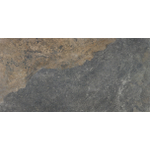 Terravito Hozino carreau mural et de sol - 59,5x120cm - 10mm - rectifié - noir SW890793