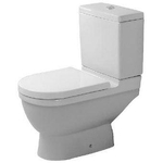 Duravit Starck 3 ensemble toilette à réservoir complet 4,5l sortie horizontale gauche en bas blanc SW9933