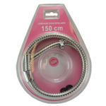 Xellanz Flexible de douche double résistance 200 cm chrome SW10612