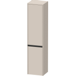 Duravit Ketho.2 Hoge kast - met 2 deuren - 40x176x36cm rechts - met tip ontaupe - mat taupe SW772171