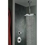 Hotbath Mate pomme de douche de tête 20cm ronde nickel brossé SW12481