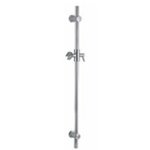 Hotbath Mate barre de douche 75cm ronde nickel brossé SW12529