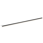 INK LED line Barre d'éclairage - 120x2.5x1cm - LED IP44 - 4200K - pour miroir ou armoire de toilette - noir mat SW207529