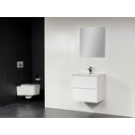 BRAUER New Future Meubles salle de bain avec miroir 60cm Blanc brillant SW3980