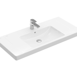 Villeroy & Boch Subway 2.0 meubelwastafel - 80x47cm - 1 kraangat - met overloop CeramicPlus - White Alpine (glans wit) 1024065