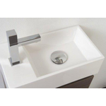 FortiFura Calvi Robinet lave-mains - 14.4cm - eau froide - Chrome -  SW696234 