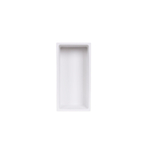 Zeza Arte Niche en saillie - 30x90x10cm - solid surface - blanc mat SW1472211