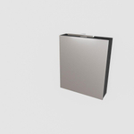 Mondiaz CUBB spiegelkast – 60x70x18 cm – 1 deur – Urban (zwart) SW410044