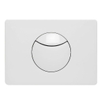 Plieger Donau plaque de commande pour commande frontale 2 boutons blanc 0701152