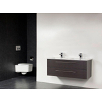 BRAUER Exclusive Line Kera meuble 120cm Black Wood 2 tiroirs SW10268