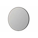 INK SP24 spiegel - 120x4x120cm rond in stalen kader incl dir LED - verwarming - color changing - dimbaar en schakelaar - geborsteld metal black SW955853