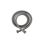 Fortifura Calvi doucheslang Metaal - 150cm - PVD - geborsteld gunmetal (antraciet) SW767376
