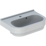 Geberit 300 Basic wastafel - compact - met kraangat - met overloop - 60x40x19.5cm - wit SW417526