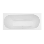 Xellanz Portus RD baignoire duo encastrable 190x90x49 cm acrylique blanc brillant SW72154