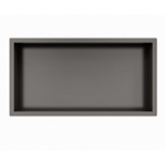 Fortifura Galeria Inbouwnis - 30x60x10cm - Geborsteld Gunmetal PVD SW891058