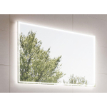 HR badmeubelen Jade Spiegel - 200x4x70cm - 200x70cm - LED-verlichting - rondom - touchsensor - 3 standen - zilver SW470989