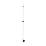 Vasco Spike Elektrische Handdoekradiator - 151.5cm hoog - 35Watt - RAL 9005 - mat zwart SW1177805