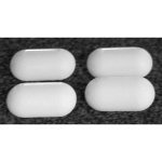 Geberit set - 4 buffers ovaal - wit 0220056