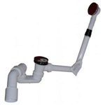 Viega Citaplex garniture de vidage et de trop-plein pour baignoire à fermeture clic-clac laiton Chrome GA92327