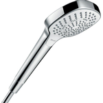 Hansgrohe Croma select e Handdouche Multi - ecosmart 1/2 x - diameter 11cm - met soft rain intense rain en massagestraal wit/chroom - wit chroom 0605327