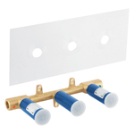 Grohe Inbouwdeel - voor 3-gats afbouwdeel wandkraan - inbouwdiepte 43-85mm SW375285